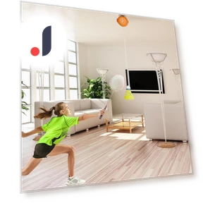 Portable Badminton Training Robot — Jump Trainers, The same as