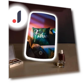 Portable LED Cosmetic Mirror — Compact & Travel, Home selection