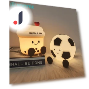 Rechargeable Football Night Light with Timer — Lamps & Shades, Modern Home Furnishing
