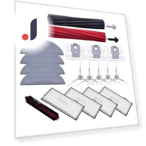 Replacement Side Brush, HEPA Filter, Mop Cloth, Dust Bag — Parts & Accessories, Modern Home Furnishing