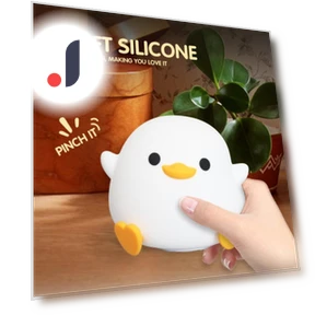 Silicone Night Light Duck with Timer — Night Lights, DC-HOME Textile