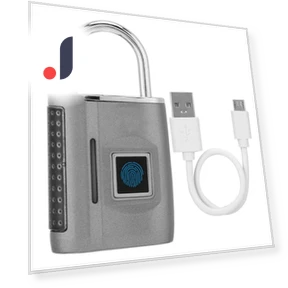 Smart Fingerprint Passwordless Unlocking Hanging Lock — Luggage Locks, KONNWEI