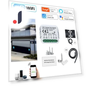 Smart Garage Door Switch Module — Smart Home Hubs & Controllers, Modern Home Furnishing