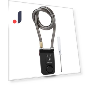 Smart Keyless Bluetooth Bike Lock — Cable, KONNWEI