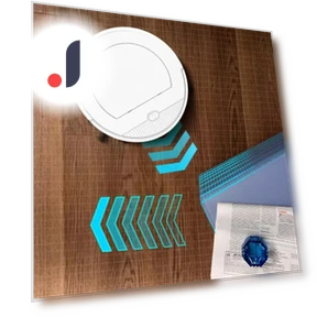 Smart Robot Vacuum for Mobile Phone — Smart Cleaning Robots, Modern Home Furnishing