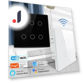 Smart Switch 4x4 Brazil Standard — Smart Home Hubs & Controllers, Modern Home Furnishing