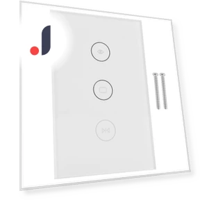Smart Touch Curtain Switch — Smart Home Hubs & Controllers, KONNWEI