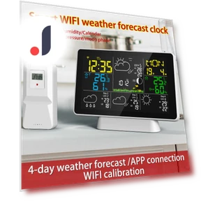 Smart Weather Station Watch — Wearable Accessories, Modern Home Furnishing