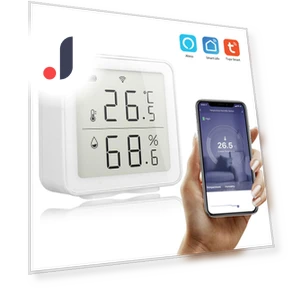 Smart WiFi Humidity Sensor Hygrometer — Home Climate Control, KONNWEI