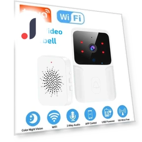 Smart WiFi Video Doorbell — Smart Home Security, Modern Home Furnishing
