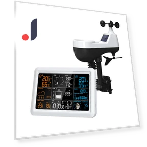 Smart WiFi Weather Station with Outdoor Sensor — Barometers, Koogeelife