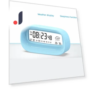 Transparent Digital Alarm Clock — Alarms & Clocks, DC-HOME Textile