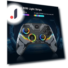 Wireless Bluetooth Controller with Hall Linear Trigger — Gaming Controllers, Modern Home Furnishing