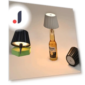 Wireless Bottle Desk Lamp — Desk & Table Lighting, DC-HOME Textile
