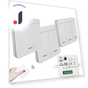 Wireless Smart Wall Switch — Ceiling Fan Wall Controls, Modern Home Furnishing