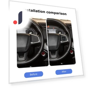 Wireless Steering Wheel Control Smart Multimedia Button — Keyless Entry, Rustic Elegance House