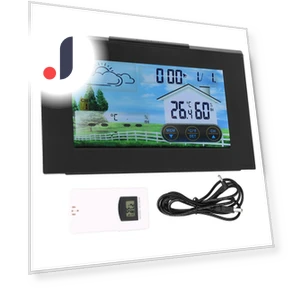 Color Touchscreen Weather Clock — Weather Monitoring Clocks, Vestidos