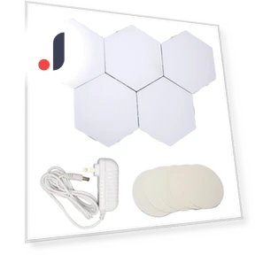 Hexagon LED Touch Control Lamps — Standing Lights, OutsideWorld