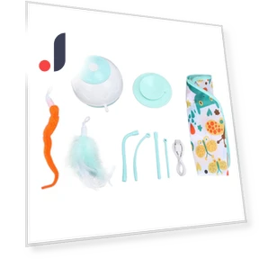 Interactive Smart Cat Toy with LED Light — Cat Playthings, KONNWEI