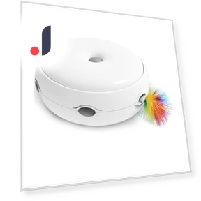 Interactive Smart Electric Cat Feather Turntable Toy — Cat Playthings, KONNWEI