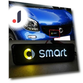 LED Emblem for Smart Car — Badges & Emblems