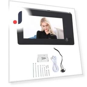 Smart Door Viewer with Screen — Smart Home Security, Zeblaze