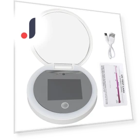 Smart Makeup Mirror with LED Lighting — Handheld, TOMTOP JMS