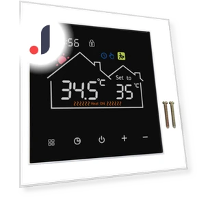 Smart Thermostat with Color Touch LCD Display — Home Climate Control, Vestidos