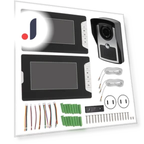 Smart Video Doorbell with Dual Monitor — Baby Monitors, Vestidos