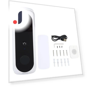 Smart WiFi Video Doorbell — Smart Home Security, KONNWEI