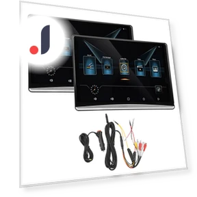 12.4-inch Car Headrest with Touchscreen — In-Car Entertainment Systems, Fishine
