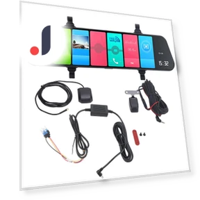 12-inch Mirror Dash Cam — Rearview Cameras for Cars, DIYelecs