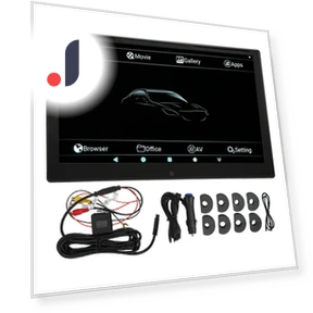 13.3-inch Car Headrest with Touch Screen — In-Car Entertainment Systems, Fishine
