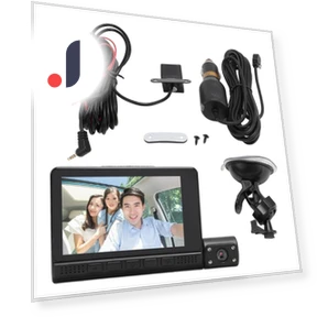3-channel dash cam with rotating mechanism — Dashboard Cameras, OutsideWorld