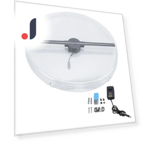 3D Holographic Fan — Portable Cooling Solutions, DIYelecs