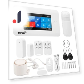 4.3in Full Color Touchscreen Alarm System — Smart Home Security, GoolRC
