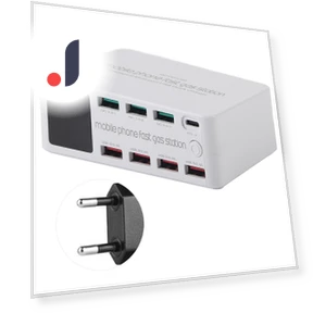 8-in-1 Multifunctional USB Charging Station — Power Hubs, Honor Electronics