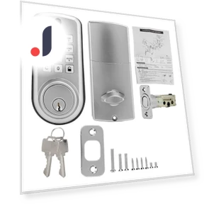 Adjustable Latch Smart Keyboard Password Anti-Theft Electronic Door Lock — Locks, GoolRC