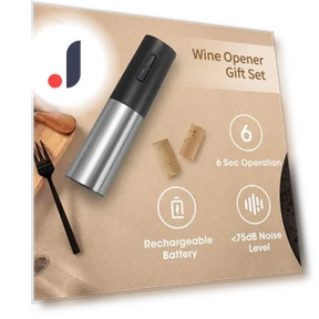 Electric Wine Opener Gift Set — Accessory Sets, DC-HOME-3