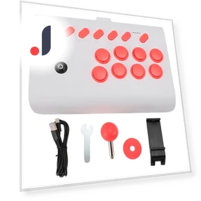 Ergonomic Wireless Bluetooth Fighting Controller — Gaming Controllers, DIYelecs