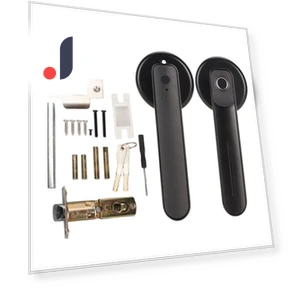 Fingerprint Door Handle — Biometric Security, OutsideWorld
