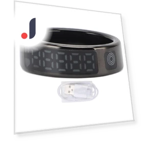 Fitness Tracker Smart Ring with Screen — Smart Rings, DIYelecs