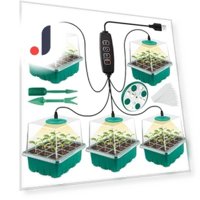 LED Seedling Pots with Grow Light — Germination Kits, HAOAXIN