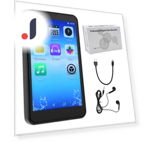 Multifunctional HD IPS Screen MP4 Player Recorder — Portable Media Players, Honor Electronics