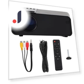 Portable 1080P LED Smart Projector — Home Theater Projectors, OutsideWorld