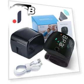 Rechargeable Wrist Blood Pressure Monitor — Arm & Wrist Wearables, Melsya
