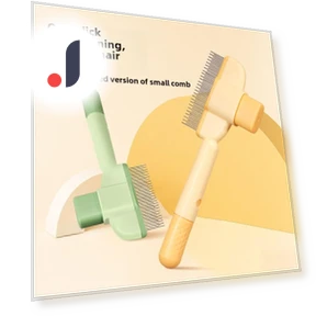 Self-cleaning Needle Comb — Combs, Smart Pet Supplies