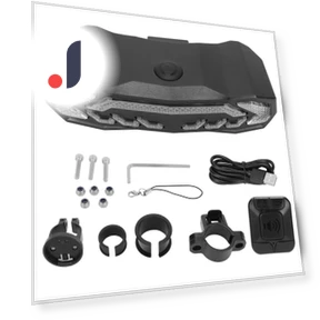 Smart Bicycle Rear Signal Light — Bike Headlights, OutsideWorld