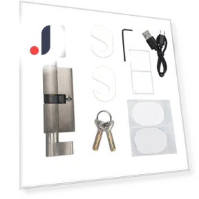 Smart Cylinder Lock with Fingerprint — Smart Home Security, GoolRC