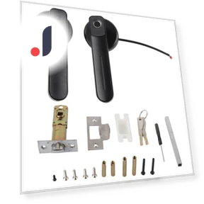 Smart Door Handle with Biometric Fingerprint — Biometric Security, GoolRC